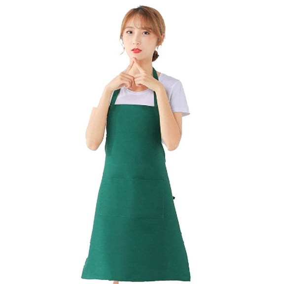 ACDANC Cooking Apron,Waterproof Oil-Repellent Apron for Cooking,Versatile Kitchen Apron for Professional Work,Adjustable Apron with Pockets for Grilling & Baking