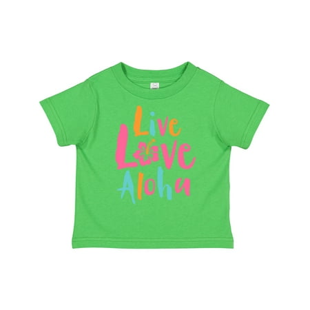 

Inktastic Live Love Aloha Gift Toddler Boy or Toddler Girl T-Shirt