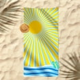 thumbnail image 5 of EUDIDV Absorbent Fine Fiber Double-sided Velvet Beach Towel With Drying And Water Absorption Digital Printing Sun Protection Shawl Swimming Bath Towel Quick Dry, 5 of 7