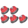 thumbnail image 1 of Wire Wheel, Polishing Cleaning Abrasion Resistance Polishing Wheel Set Twisted Wire Wheel Wire Wheel Rust  For Repair Parts, 1 of 8