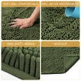 Tripumer 2 Piece Chenille Bathroom Rugs Set, Shaggy Microfiber, Extra