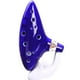 thumbnail image 1 of Ocarina de 12 agujeros de la leyenda de Zelda, bolsa protectora de regalo, réplica de cerámica, azul, 1 of 4