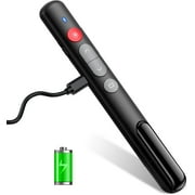 Ninjajoyox Rechargeable Presentation Clicker Wireless Presenter Remote Control With Hyperlink Volume Control, Rf 2.4Ghz Powerpoint Clicker Slider Pusher For Ppt/Keynote/Mac