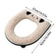thumbnail image 2 of Funda de asiento de inodoro, funda de inodoro, cojín, funda de asiento, cojín, asiento de inodoro suave, lavable, cómoda, funda para tapa de inodoro, para baño, inodoro de viaje, cojín de asiento de i, 2 of 5