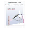 thumbnail image 7 of H180 22"-32"Double Monitor Desk Holder Arm Gas Spring Full Motion LCD TV Mount 2-12kg Ergonomica Dual Arm Clamp Bracket ,Easy to Setup, 7 of 7