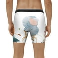 thumbnail image 4 of Salouo Animals in Transport Pattern Men's Boxer Briefs, Soft & Breathable Underwear Elastic Waistband Briefs for Men,1-Pack, 4 of 7