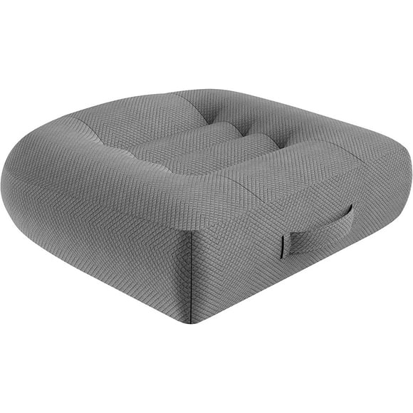 JUNWELLCar Booster Seat Cushion Chair Cushions Comfort Seat Cushion Pillow for Office Chair/Car Seat Butt Tailbone Back Coccyx Short People Adult Booster Chair Cushions Relief Pad