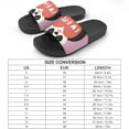 thumbnail image 2 of GZHJMY Stylish Slides for Women Men, I Love K-pop Cute Cartoon Panda Soft Flexible Slip-on Sandals Slippers, 2 of 7