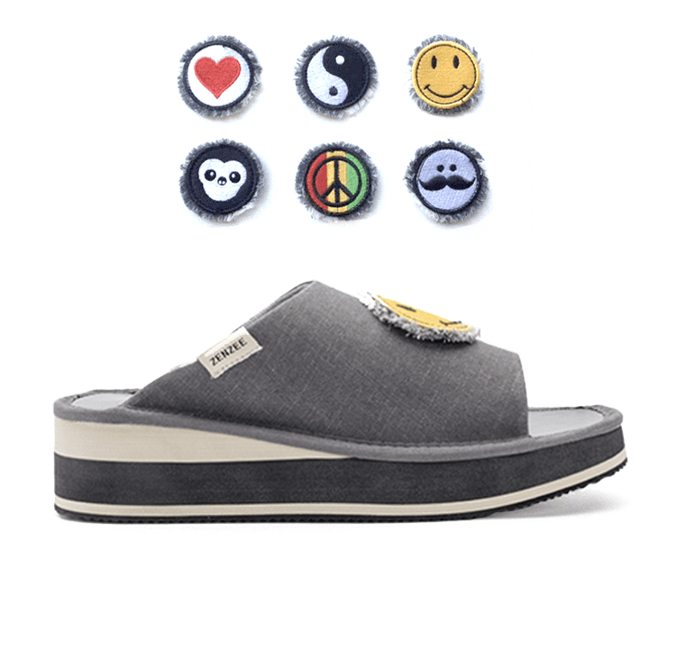 denim platform shoes