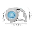 thumbnail image 3 of Retractable Dog Leash 9.84ft Anti-Slip Handle One Button Brake Lock Nylon Tape Leash for Small Medium Dogs Walking Training, 3 of 6