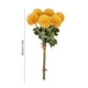 thumbnail image 3 of Flores artificiales de diente de león | Ramo de plantas de imitación | Simulación realista de plástico | Blanco, Amarillo, Verde, Colores | Paquete de 6 | 15.35 pulgadas de largo | Decoración de, 3 of 6