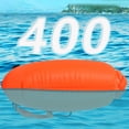 thumbnail image 4 of Boya de natación inflable, bolsa impermeable, flotador de natación en aguas abiertas, bolsa flotante de PVC Naranja, 4 of 8