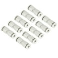 thumbnail image 1 of Unique Bargains Raccords à Pousser, 12 Raccords Tubes Droits, Blanc, 5/32 Pouces Od, 1 of 5