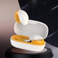 thumbnail image 1 of Auriculares inalámbricos de oreja abierta Auriculares de negocios Reducción de ruido Uso constante al aire libre con clip de estuche en el auricular Blanco Hugo Auriculares con clip, 1 of 10