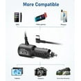 thumbnail image 7 of Dash Cam Charger USB C,Type C USB Power Cord,USB C Car Charger,Dual Port USB Dashcam Power Adapter,Fast Charging Cord Suitable for REDTIGER F7N、Vantrue N4、WOLFBOX etc Dashcam (6.5FT), 7 of 7