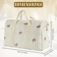 thumbnail image 4 of POINTERTECK Universal Diaper Tote Bag  Multifunctional Baby Stroller Storage Bag 18.9inch Large Baby Nappy Bags, 4 of 6