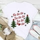 thumbnail image 2 of Camisas Navideñas Para Mujer Casual Cuello Redondo Manga Corta Árbol de Navidad Impreso Top Odeerbi ODB205818, 2 of 7