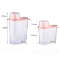 thumbnail image 3 of Cereal Dispenser Storage Box Plastic Food Cereal Grain Bean Rice Container Case Kitchen Bottles And Jars 2.5L/1.9L #1, 3 of 8