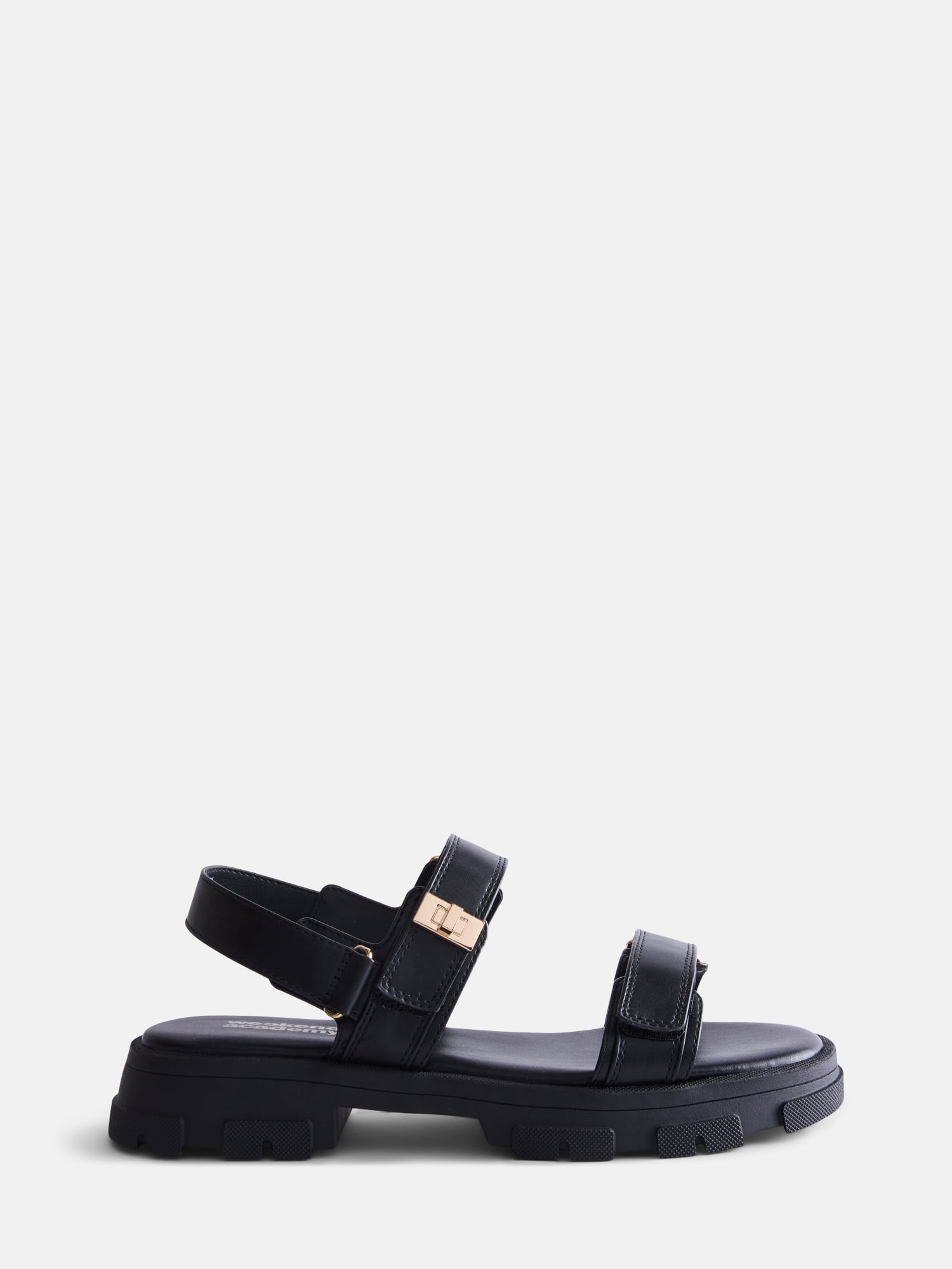 Weekend Academy Girls Buckle Lug Heel Sandals