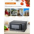 thumbnail image 7 of Commercial Chef 5-in-1 Countertop Microwave Air Fryer Combo, 0.9 Cu. Ft. Capacity, Microwave Air Fryer Convection Oven Bake and Roast, 900W, 10 Power Levels, 10.6" Turntable, 7 of 7