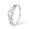 thumbnail image 2 of Mooneye 0.75 Ctw Cushion Moissanite Diamond 925 Sterling Silver Solstic Solitaire Women Ring, 2 of 4