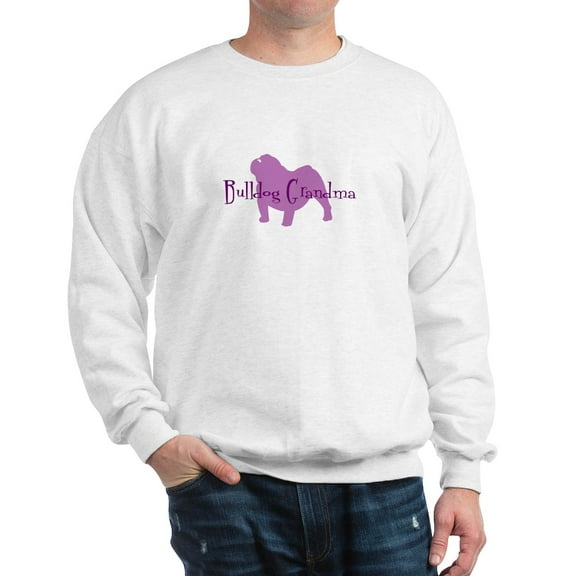 CafePress - Bulldog Grandma Sweatshirt - Crew Neck Sweatshirt