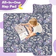 thumbnail image 4 of Pioneer Flower Floral Print Pattern Toddler Nap Mats for Kids Preschool,Sleeping Mat Bag or Kids,Toddler Sleeping Bag,Toddler Nap Mat or Daycare, 4 of 6