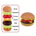 11Piece Pretend Play Disassemble Hamburger Set French Fries Ketchup