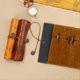 thumbnail image 3 of 4 Pieces Leather Pencil Case, Creative Map Rollup Pencil Bag, 3 of 5