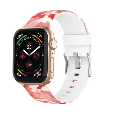 For Apple Watch Soft Silicone Replacement Bands 40mm/38mm, Dual ...