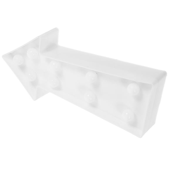 Masteelf  3 D Arrow Sign Light up Decorative with Lights Arrows LED White