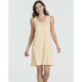 thumbnail image 5 of 3 Pack: Women's Scoop Neck Sleeveless Nightgown Sleep Dress Nightshirt (Available In Plus), 5 of 6
