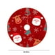 thumbnail image 3 of Fiudx Liquidación De Decoración Del Hogar Por Menos De $5 Falda De Árbol De Navidad De 30 Pulgadas Faldas De Árbol De Copo De Nieve De Invierno Adornos De Árbol Navideño De Halloween De Navidad Roja, 3 of 7