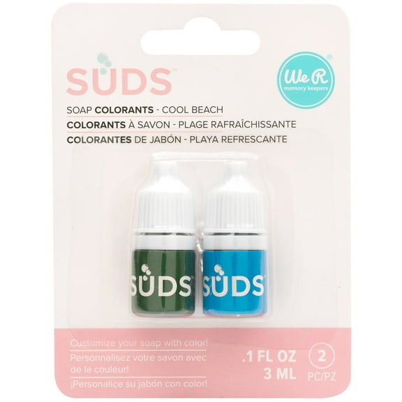 We R Memory Keepers Suds Colorant 2/Pkg-Cool Beach