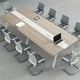 thumbnail image 5 of Conference table, long table, long table, rectangular office table and chair combination, simple modern simple workbench, My Lux Decor Round, 5 of 26