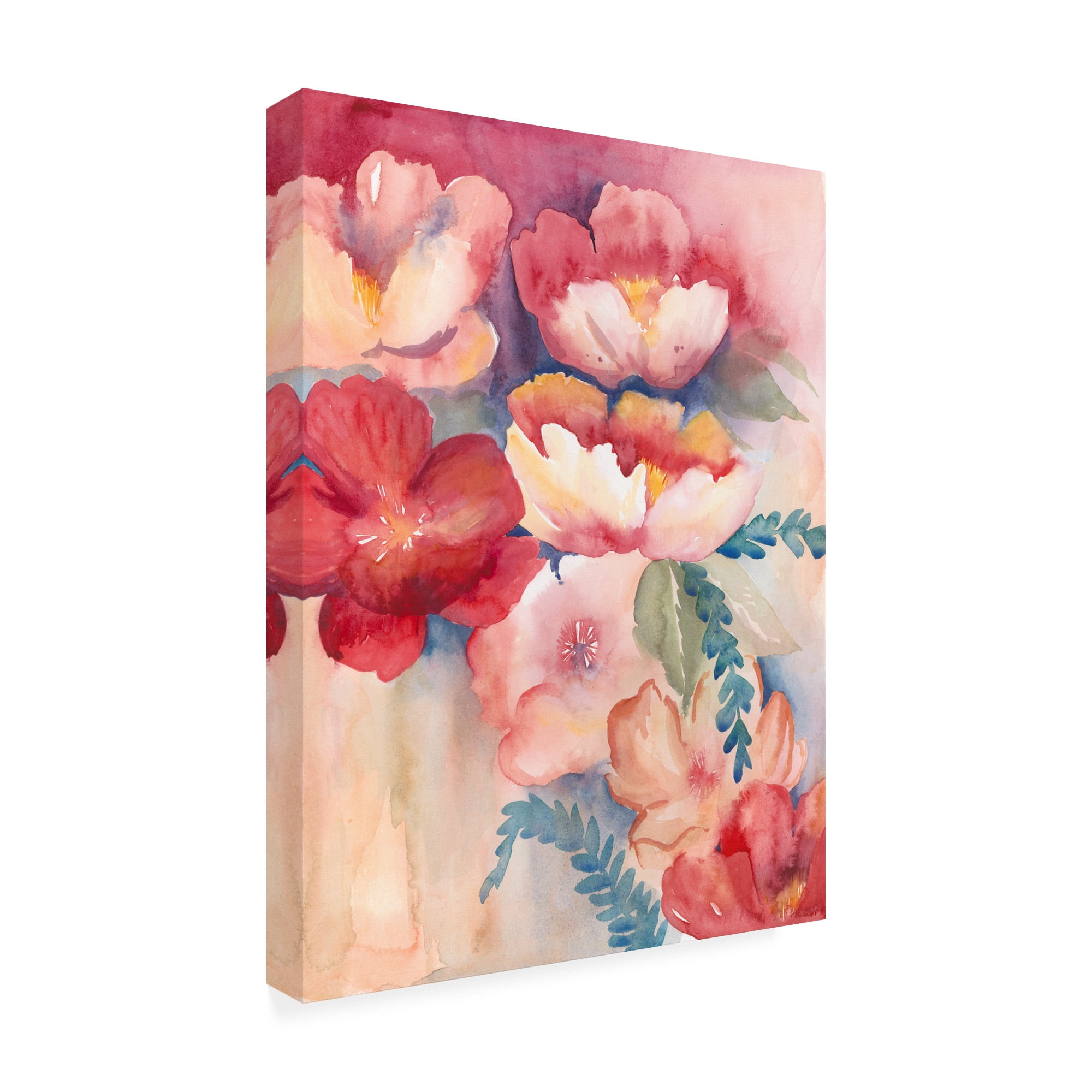 Trademark Fine Art 'Cerise Tide II' Canvas Art by Grace Popp