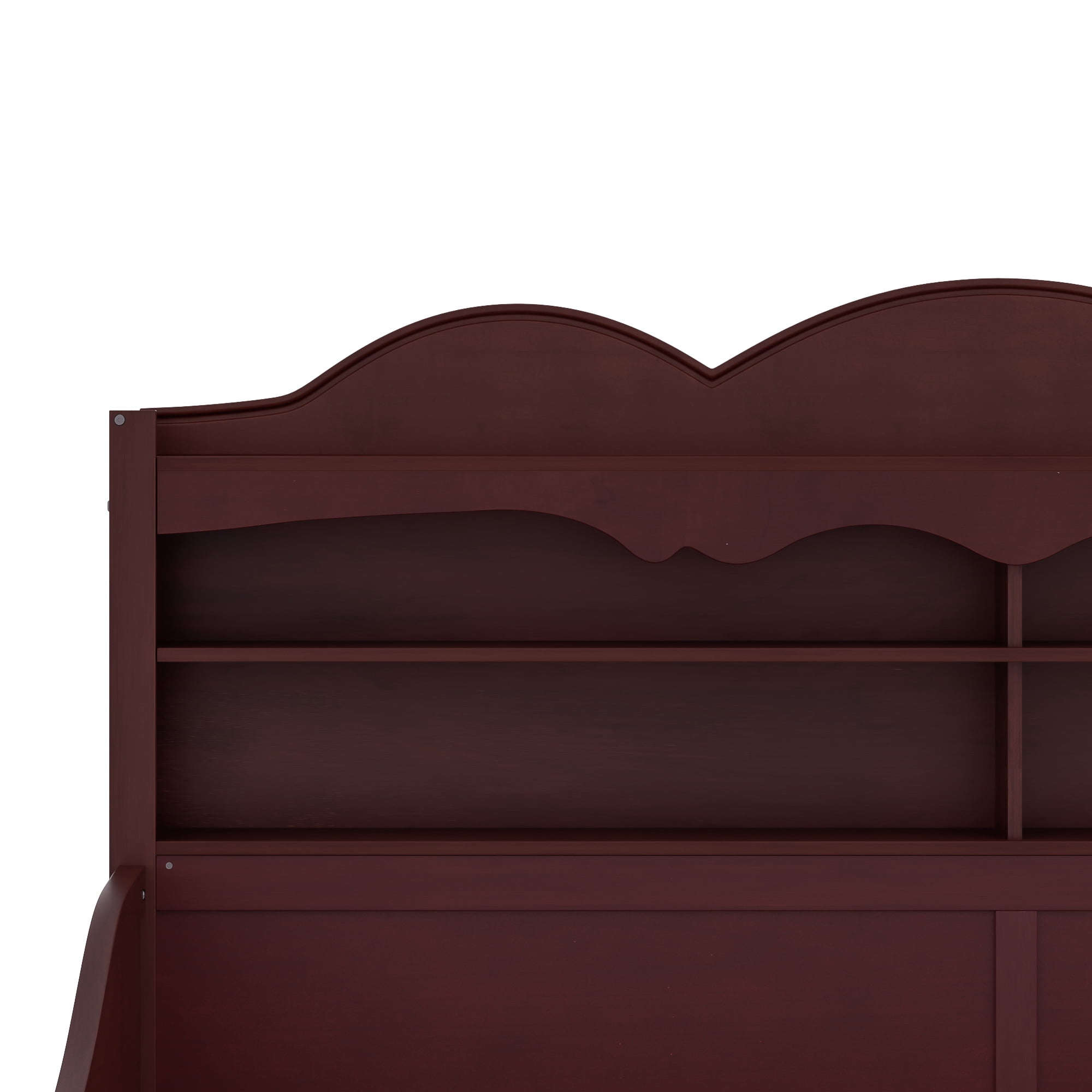 Euroco Wood Twin Size Daybed with Drawers, Captain Bed with Shelves, Espresso