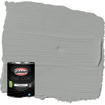 Glidden One Coat Stepping Stone / Gray Eggshell Interior Paint with Primer, 1 Quart