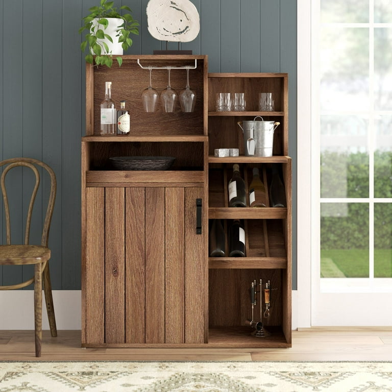 Charli 39.37 Wide Server 2 Wine bottle rack shelves Gorgeous