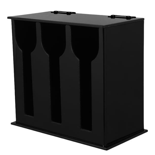 GOOHOCHY Portacucharas acrílico: Organizador de utensilios de 3 ranuras para cubiertos de encimera con función de drenaje - Soporte para cucharas de cocina para el hogar o restaurante