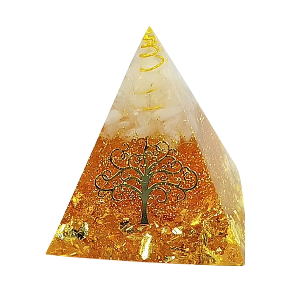 TBOLINE Crystal Pyramid Healing Energy Meditation Crystals Home Office ...