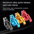 thumbnail image 6 of NIBOLOG Hollow Seat Post Tube Clip Anti-fall Quick Release Aluminum Alloy Seatpost Clamp for Mountain Bike, 6 of 8