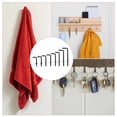 thumbnail image 7 of 150 Pack L Shape Hooks, Right Angle Screw Hooks for Hanging, Black, 7 of 7