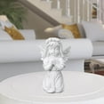 thumbnail image 1 of Statue d'Ange Blanc en Résine Décorations de Bureau pour Déco Collection Accessoires de Fenêtre Prière de Noël Fille, 1 of 8