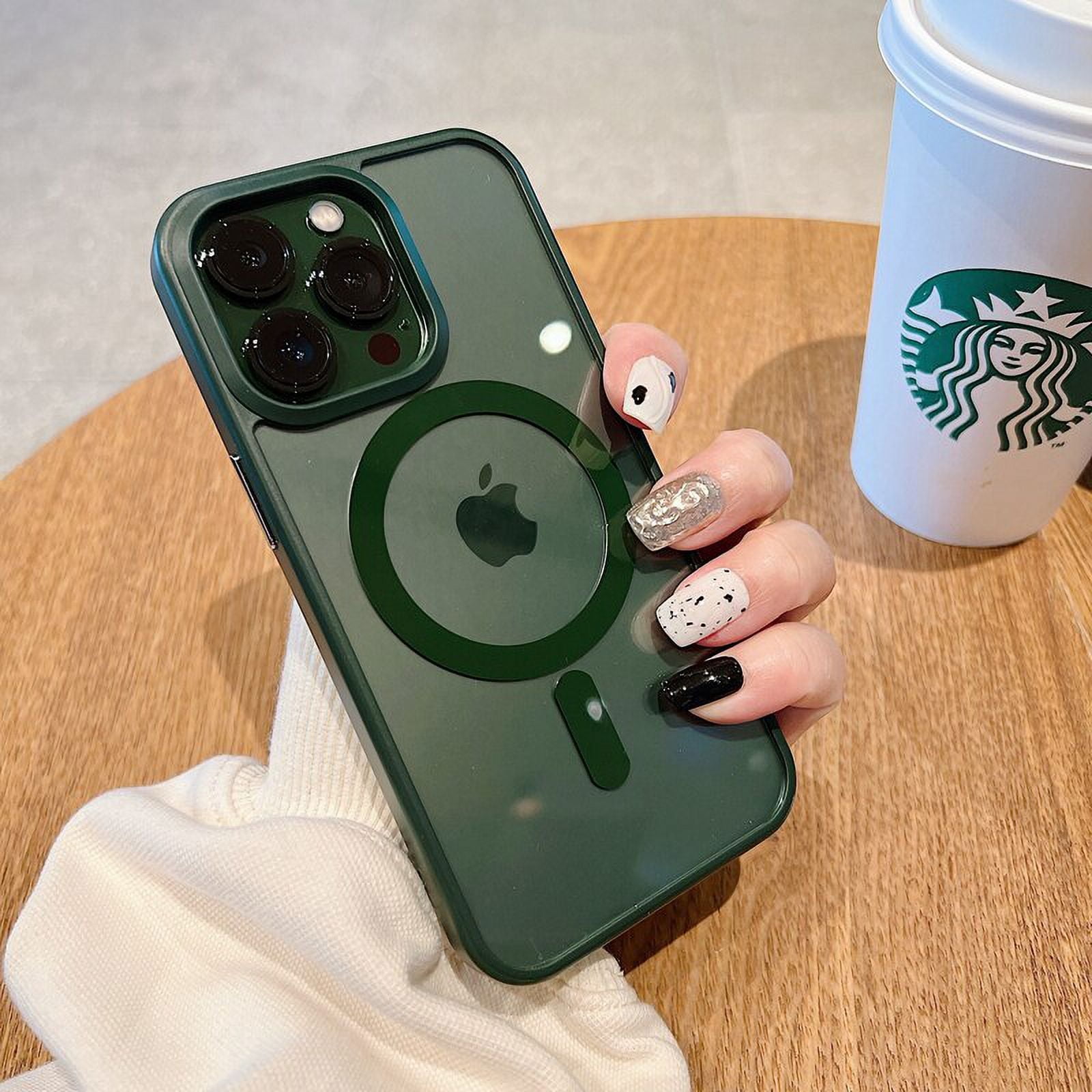Original Green Magsafe Case for iPhone 13 Pro Max 11 12 14