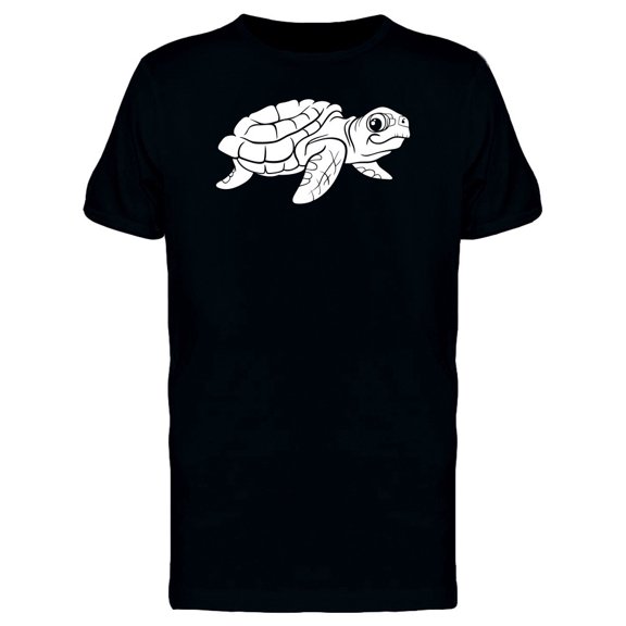Cute Turtle Doodle Cartoon Tee Men's -Image by Shutterstock