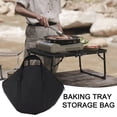thumbnail image 4 of Baking Pan Storage Bag with Handle, Grilling Pan Pouch Camping Cookware Organizer, Outdoor BBQ Iron Pot Carrier Bag, 4 of 8