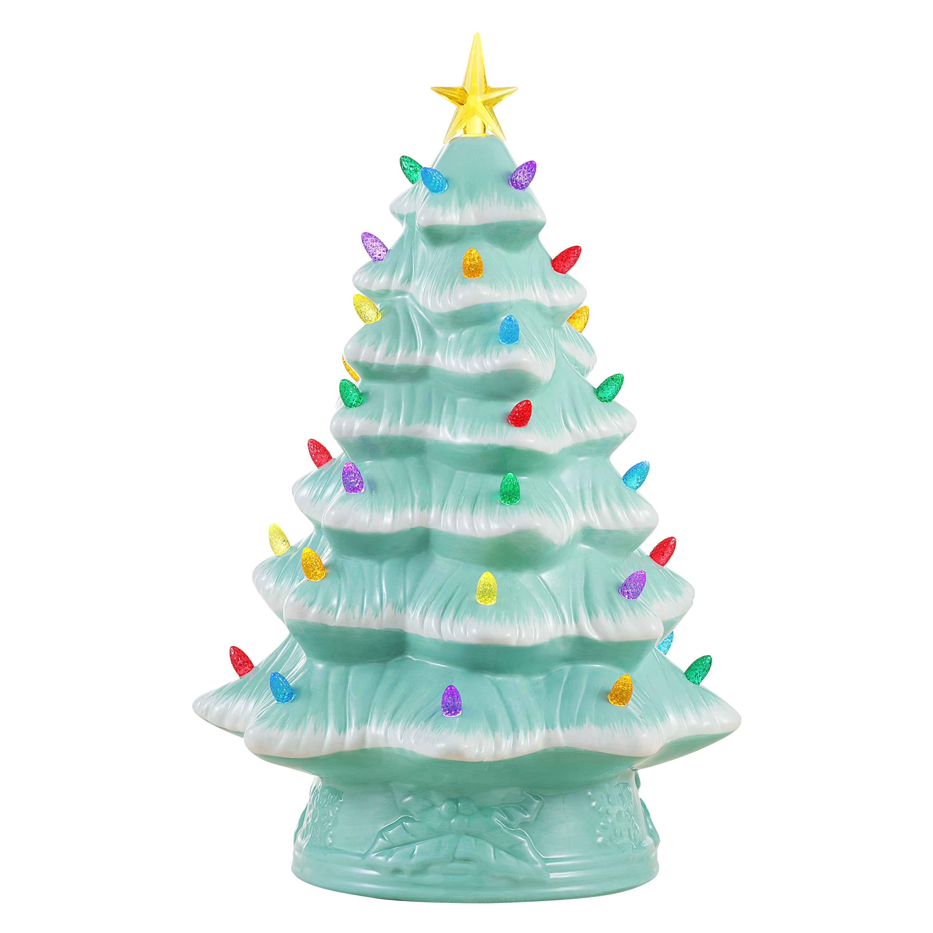 Mr. Christmas 15" Lit Nostalgic Christmas Tree Seafoam Green