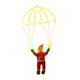 thumbnail image 4 of Adorno para árbol de Navidad con luz de paracaídas y Papá Noel para festivales, puertas y paredes. luz cálida, 4 of 8