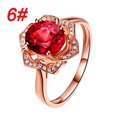thumbnail image 3 of Teissuly Flower Crystal Wedding For Women Jewelry Accessories Rose Gold Gold Engagement, 3 of 9